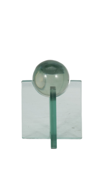 8" Kelby Glass Statuary Spheres Clear S