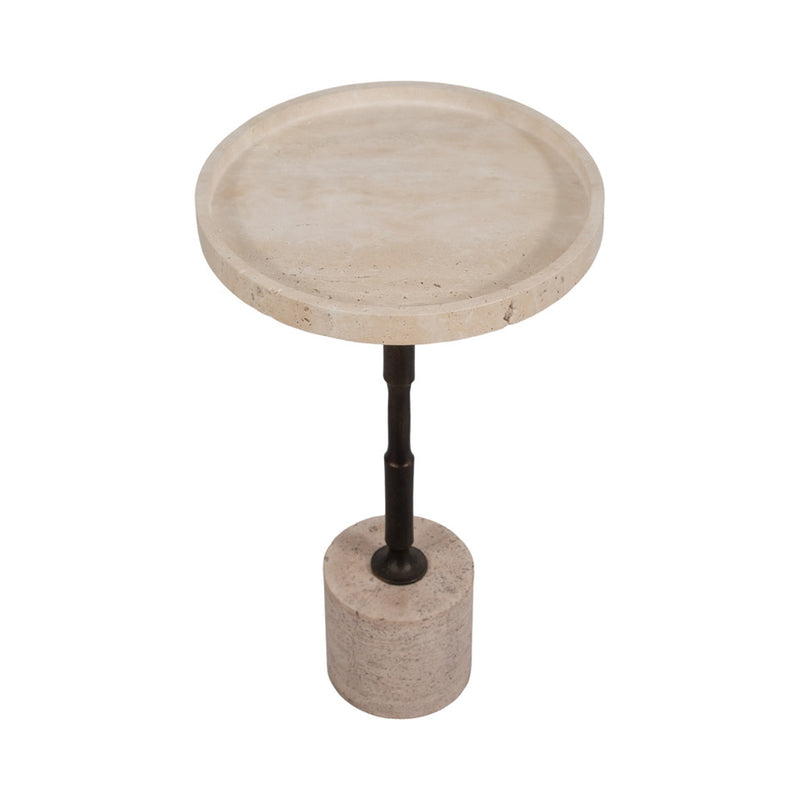 Comino Tall Travertine Table