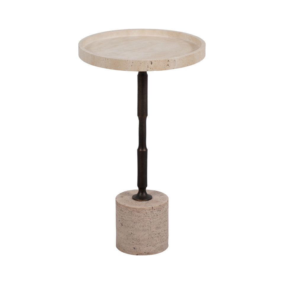 Comino Tall Travertine Table