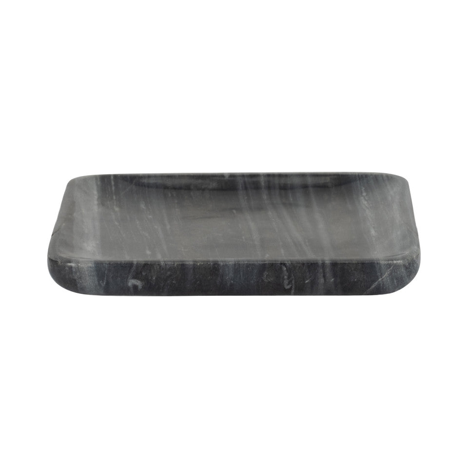 Zarra Grey Marble Trinket Tray