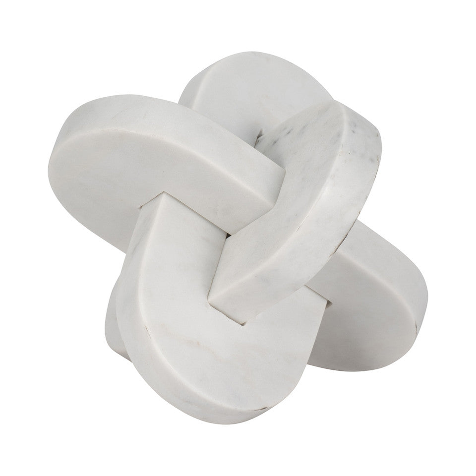 Liam Marble Knots White 6inch