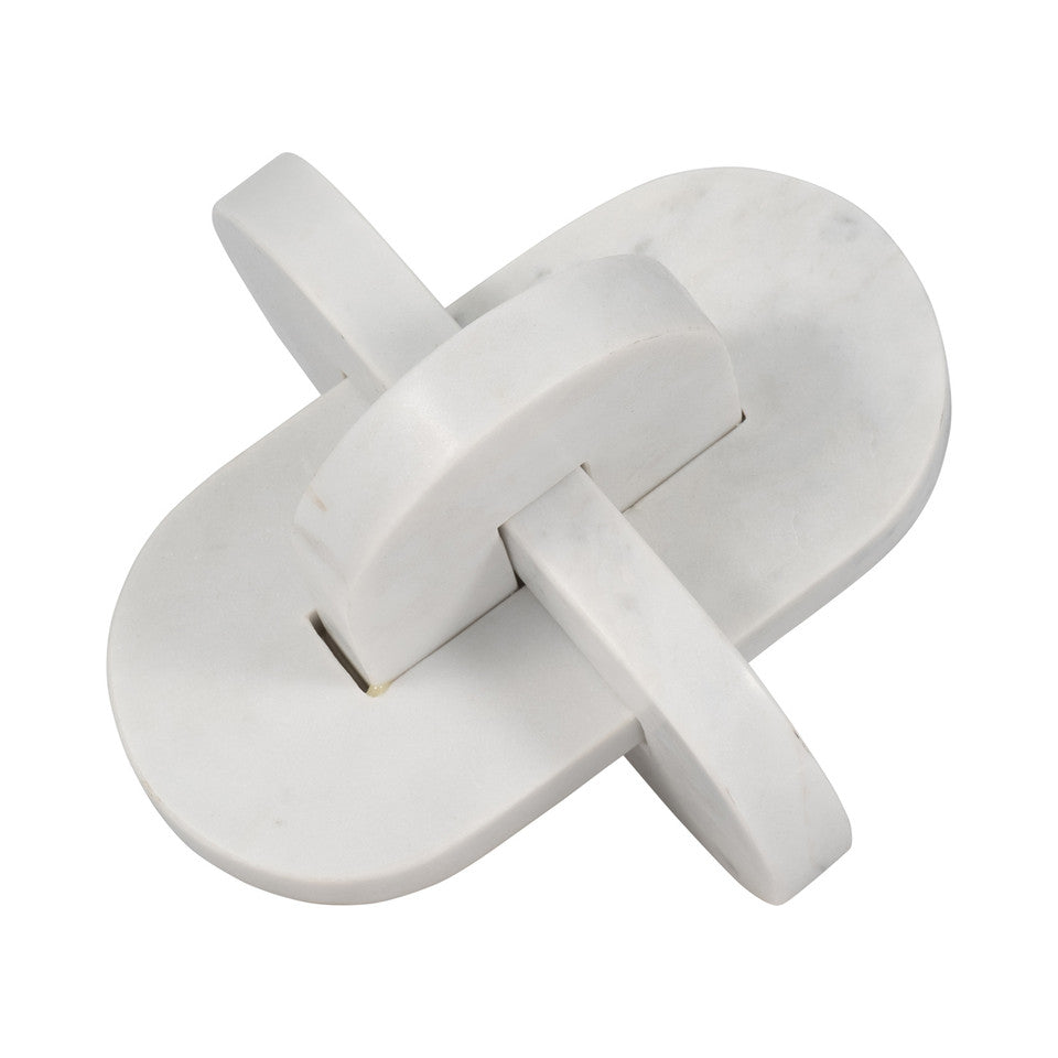 Liam Marble Knots White 9inch