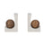 Rikard Marble Bookend White Brown