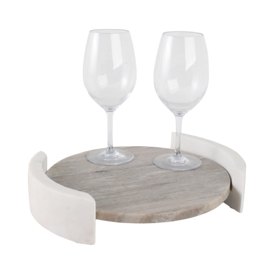 Harding Marble Tray Tan