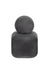 Mason Glass Bottle Black 5inch M