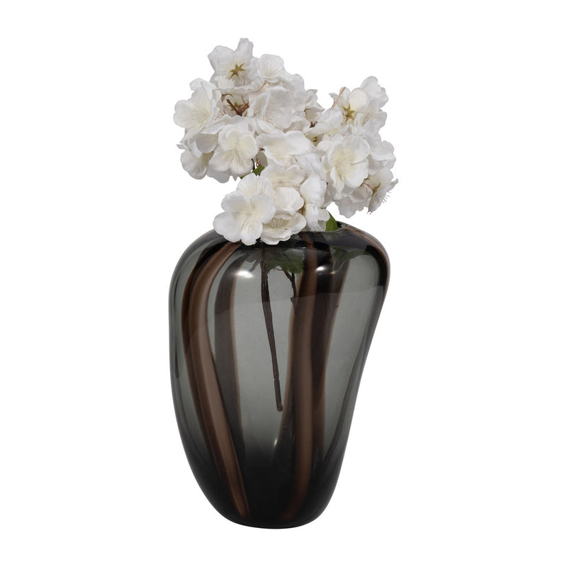 Bayle Glass Vase Brown 11inch M