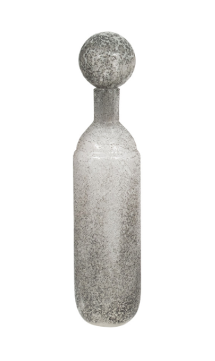 Inga Glass Bottles Gray 18inch L