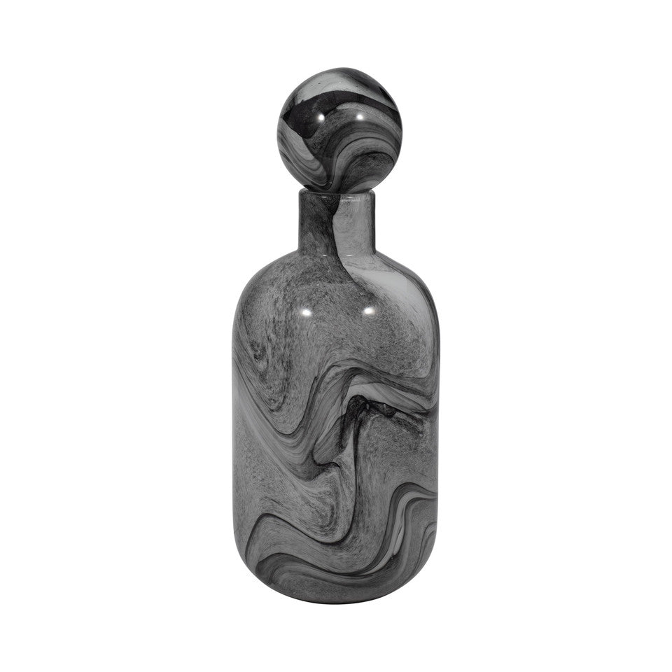 Katrina Gray Glass Bottle 16inch