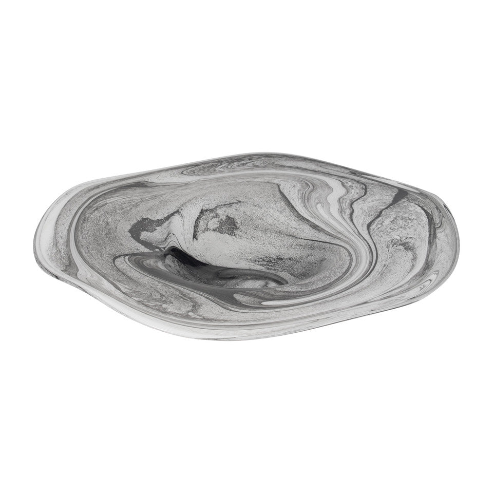 Katrina Gray Glass Plate