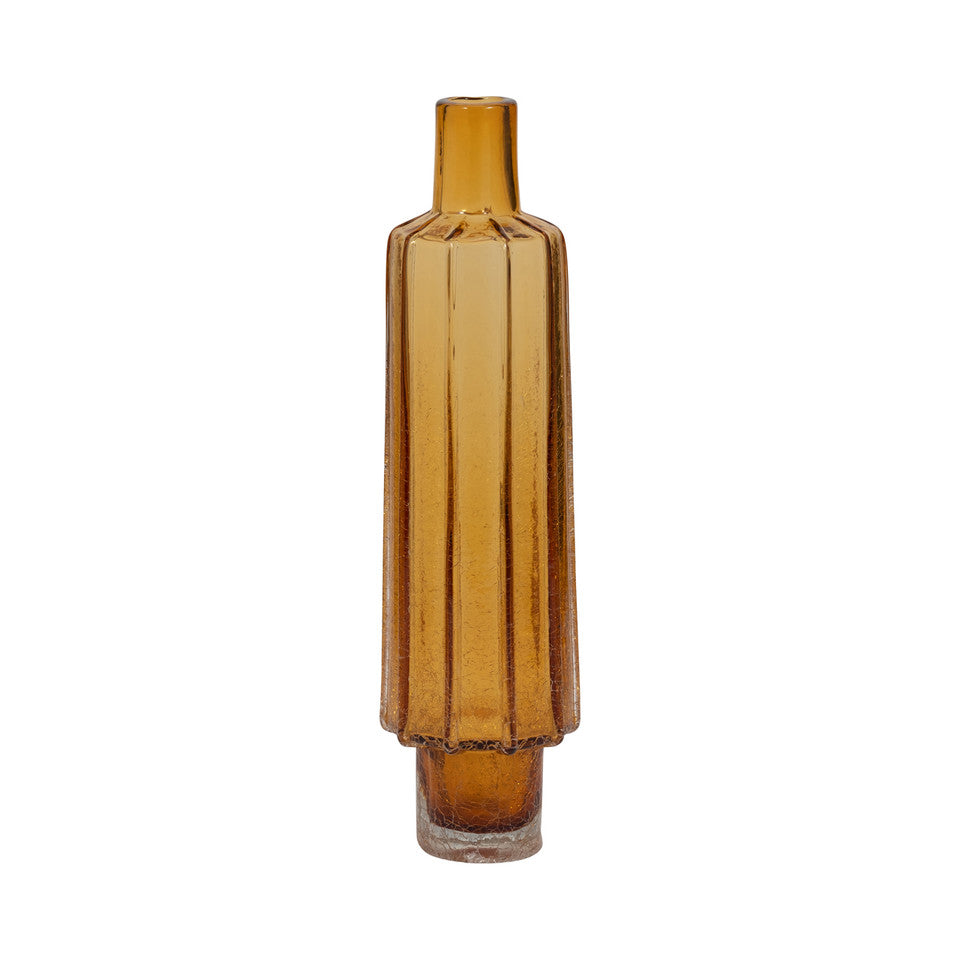 Sloan Amber Glass Vase