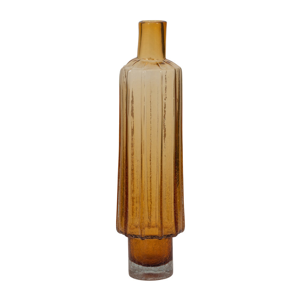 Sloan Amber Glass Vase