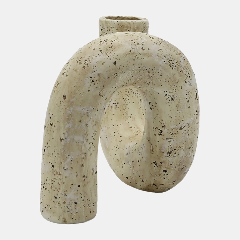 Karnora Curly Vase Natural 7inch