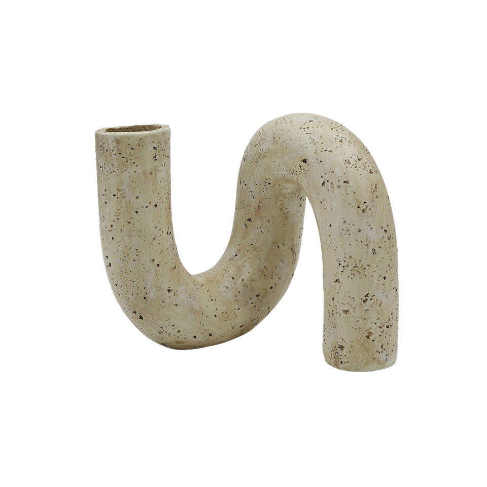 Karnora Curly Vase Natural 7inch