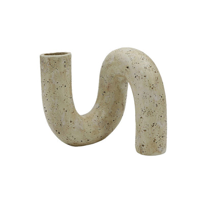 Karnora Curly Vase Natural 7inch