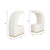Quote Bookends White 10 inch