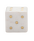 Mistry White Marble Dice