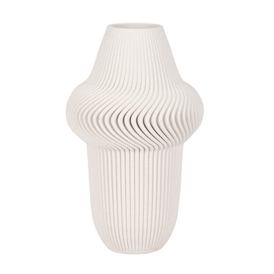 Antilles 3D Vase Ivory Beige 14inch