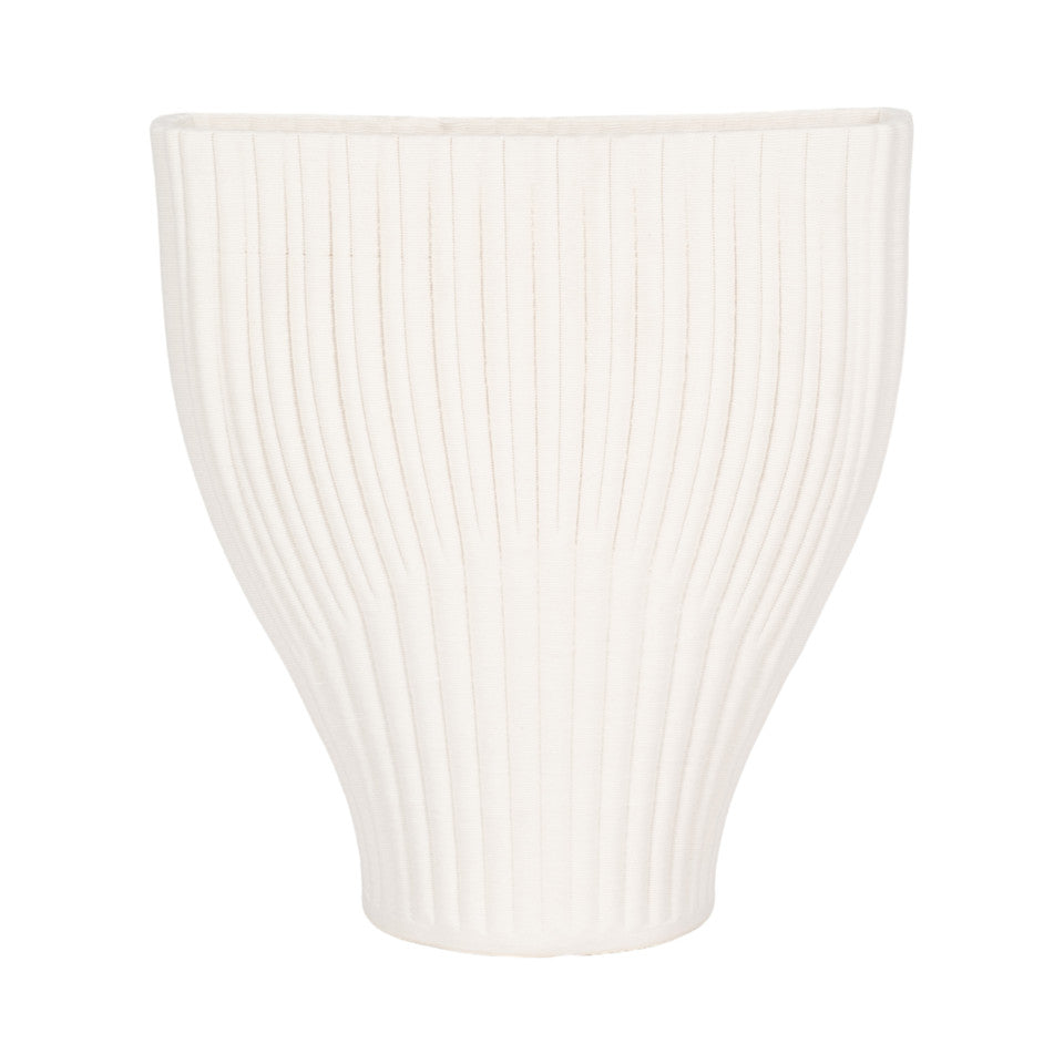 Bello 3D Vase Ivory Beige 9inch
