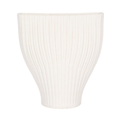 Bello 3D Vase Ivory Beige 14inch