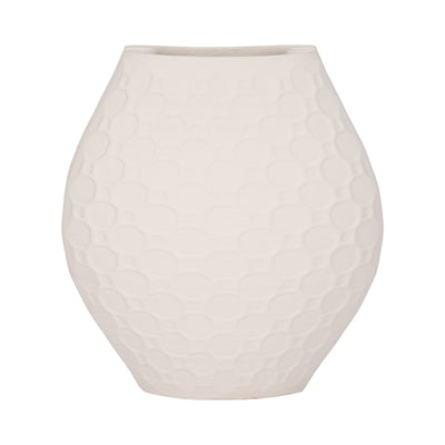 Elphantine 3D Vase Ivory Beige 16inch