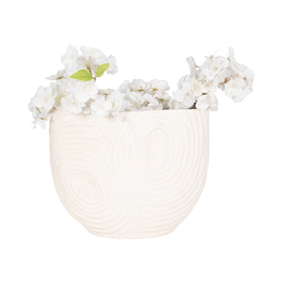 Sumatra Vase Ivory Beige 11inch