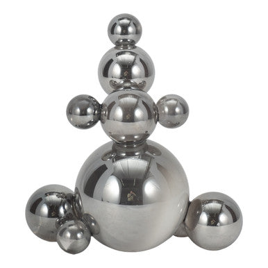 Atlas Silver Crystal Bubble Statuary