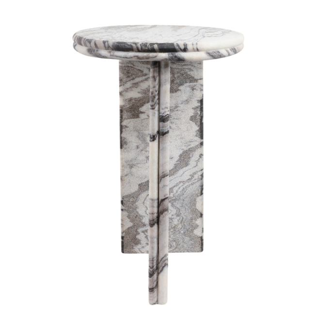 Andromeda Granite Accent Table With Texture