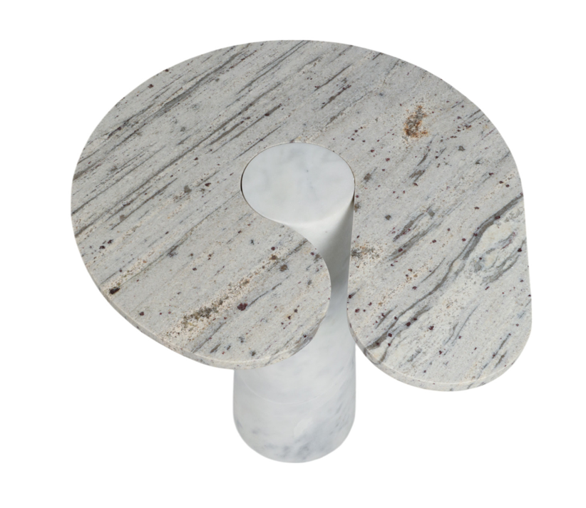 Cassiope Granite And Marble Accent Table