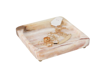 Honey Onyx Deco Tray