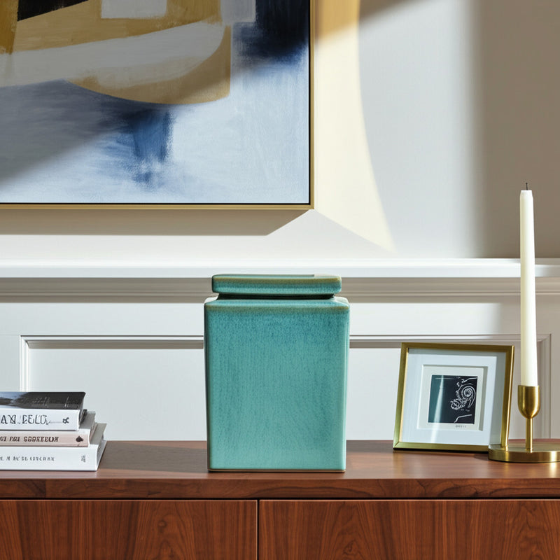 Corvallis Canister Rectangular Green S