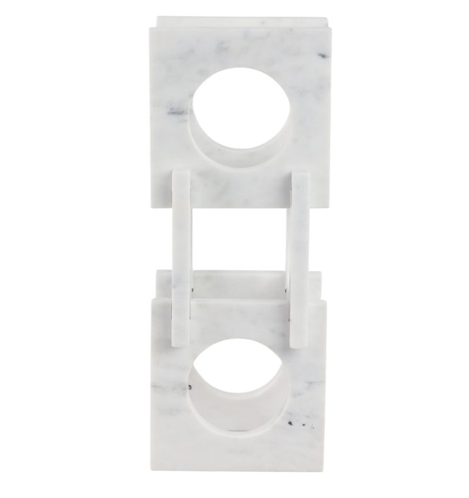 Vino Marble Wine Holder White