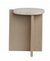 Connley Small Marble and Wood Accent Table