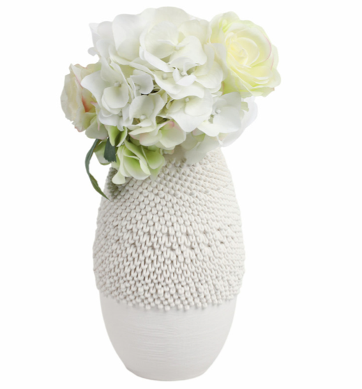 Arroyo Small 3d Printed Porcelain Vase Ivory