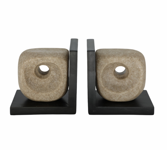 Flowood Resin Bookend Brown