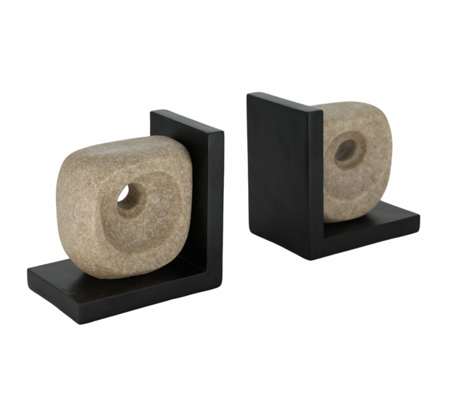 Flowood Resin Bookend Brown