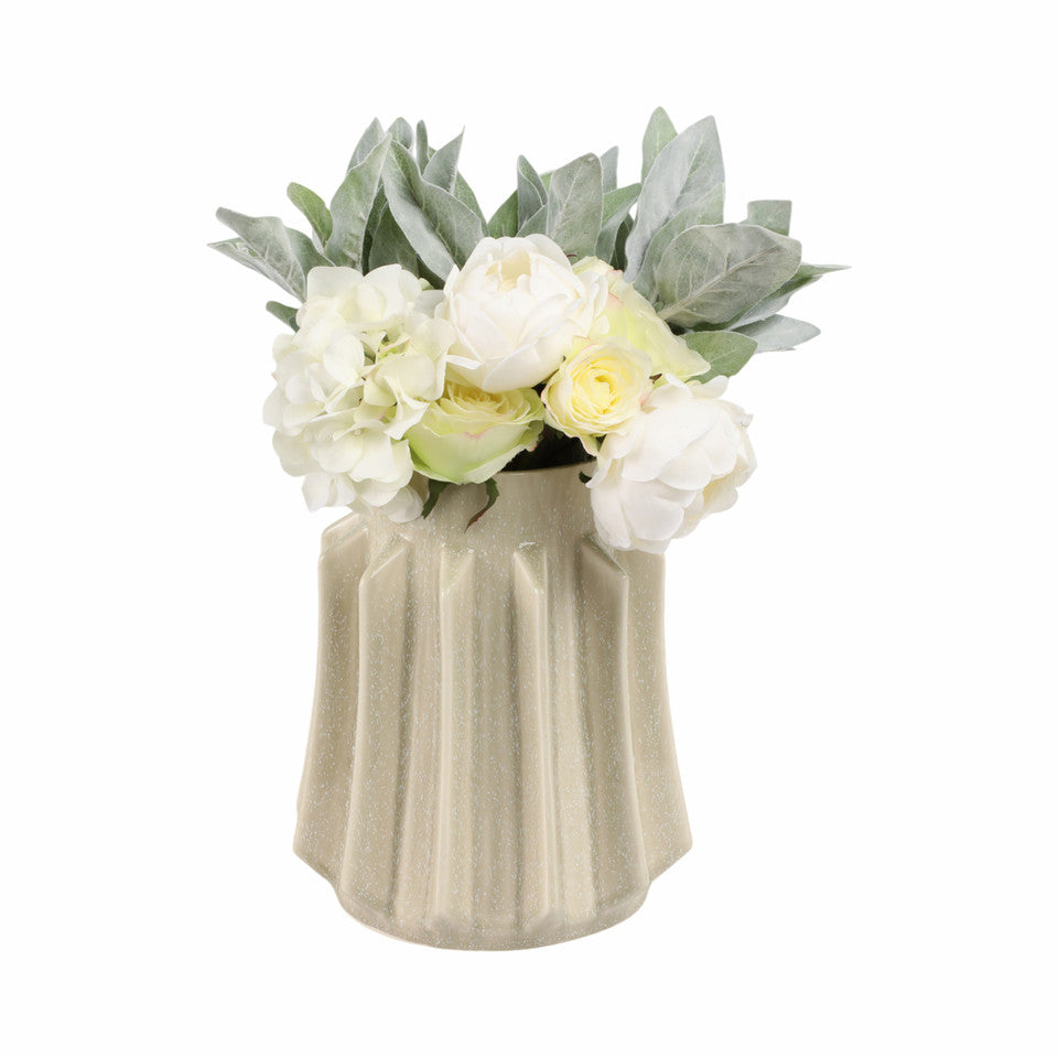 Obidos Small And Wide Portugal Vase 11 inch