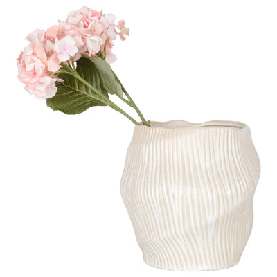 Tihany Small Cream Vase 11 inch