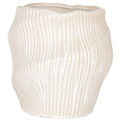 Tihany Small Cream Vase 11 inch