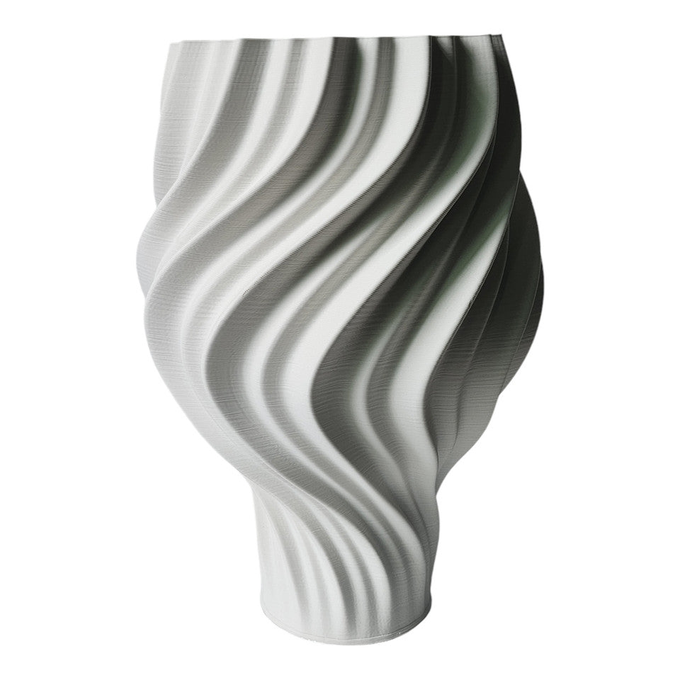 Ashford Vase 3D White L