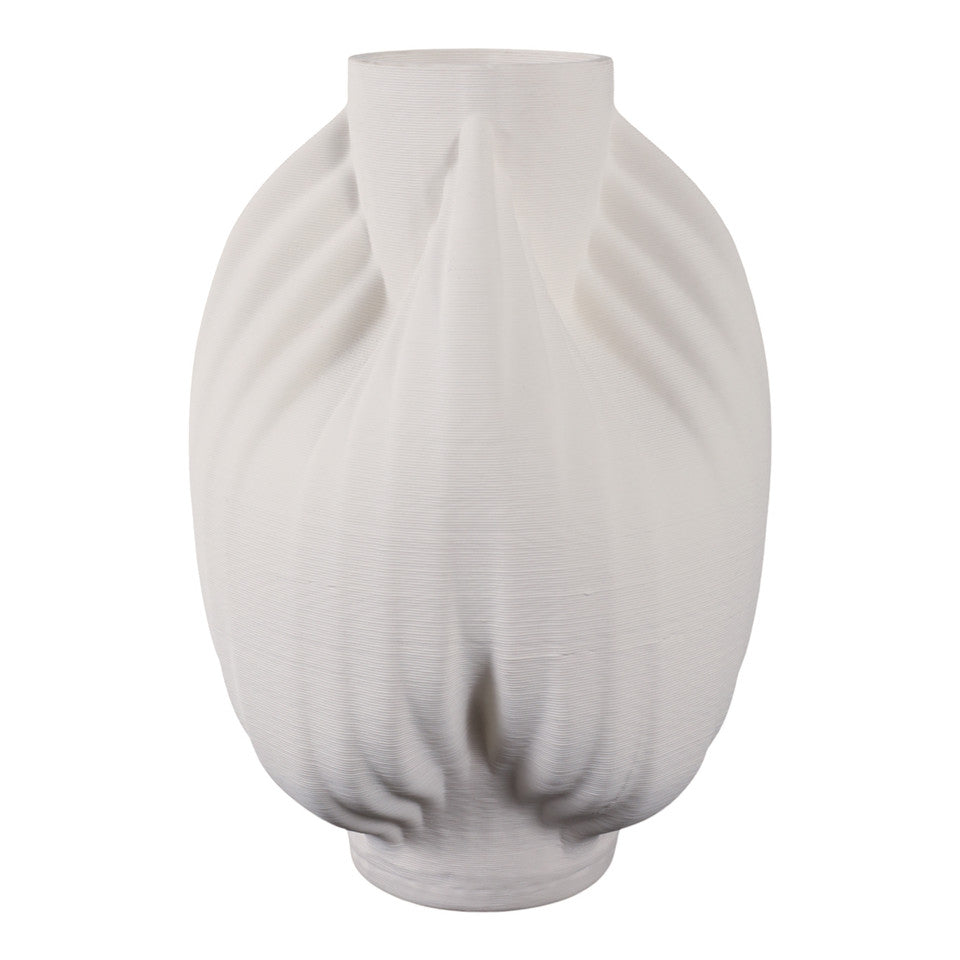 Echo Vase 3D White L