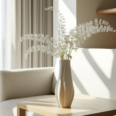 Equilibrium Printed Vase 3D White S