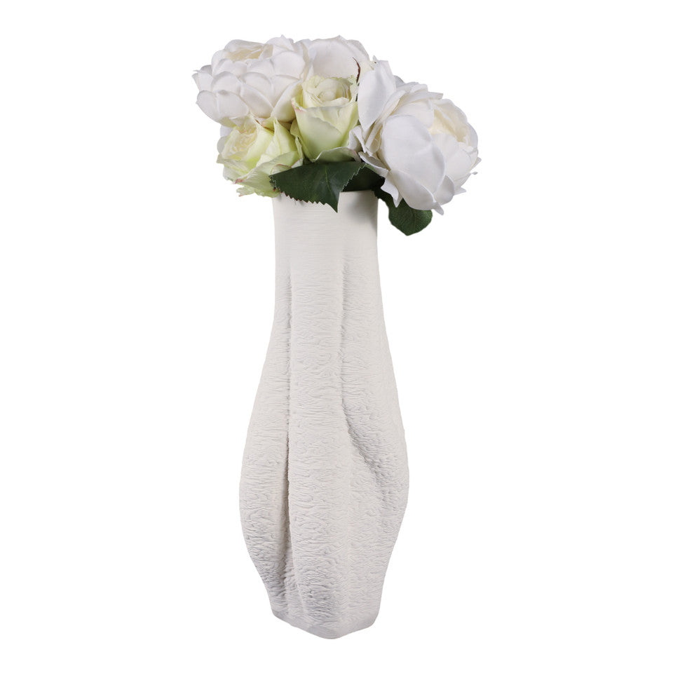 Equilibrium Printed Vase 3D White S