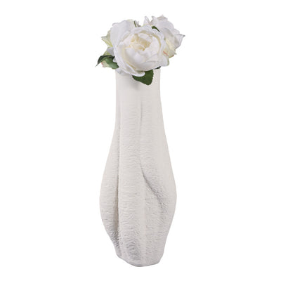 Equilibrium Printed Vase 3D White L