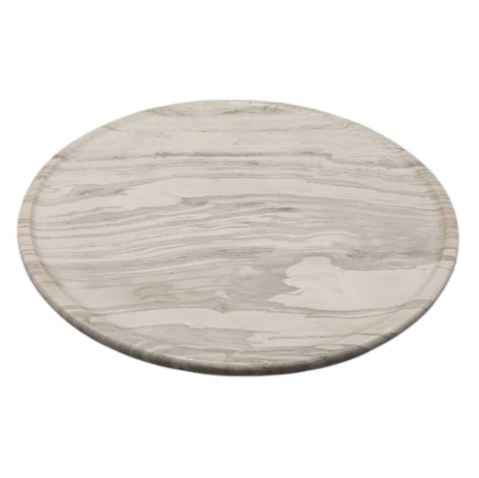 Gedor Marble Lazy Susan Tray S