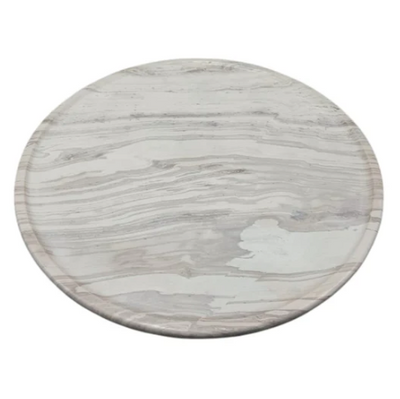 Gedor Marble Lazy Susan Tray S