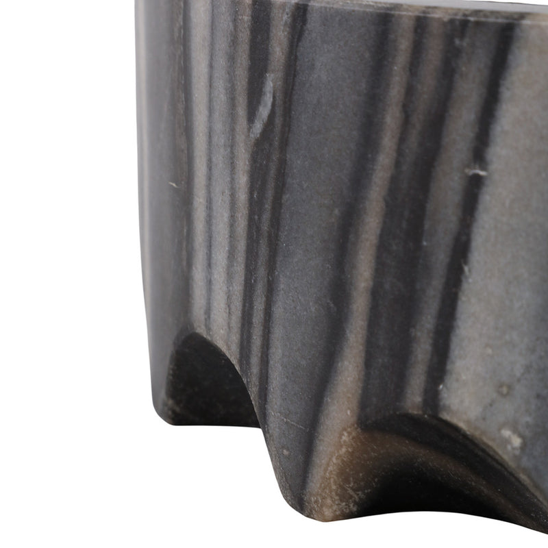Hazley Carved Marble Tray