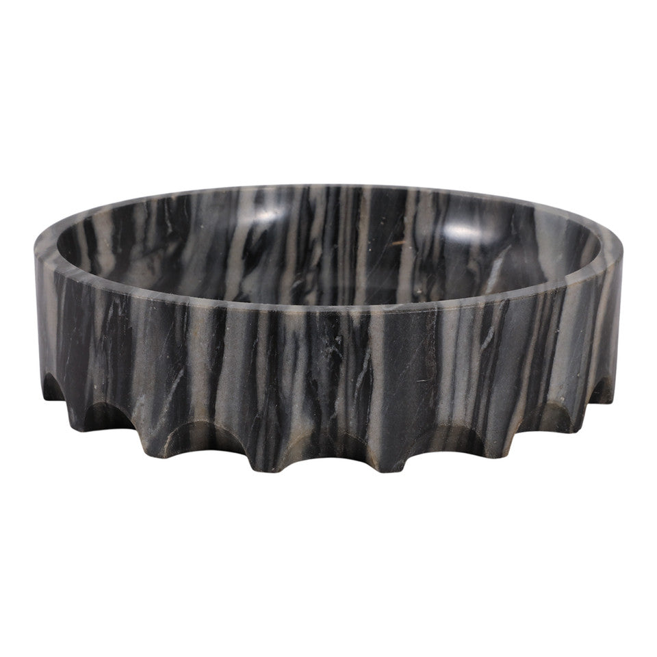 Hazley Carved Marble Tray