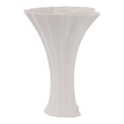 Spire Medium 3d Printed Vase White