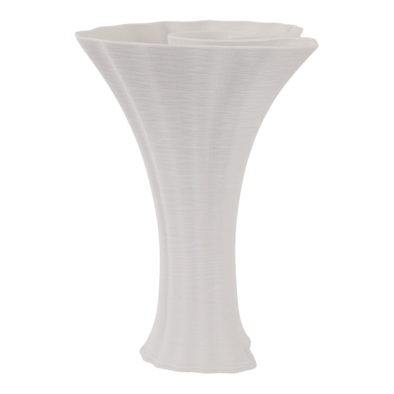Spire Medium 3d Printed Vase White