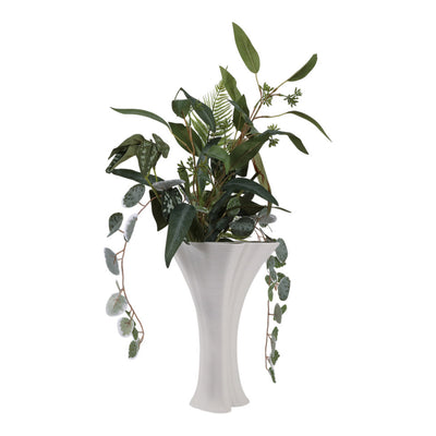 Spire Medium 3d Printed Vase White